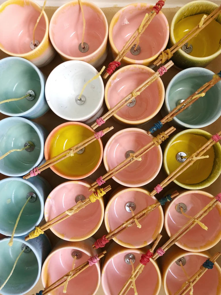 Beeswax Sip Cup Candle | apidae