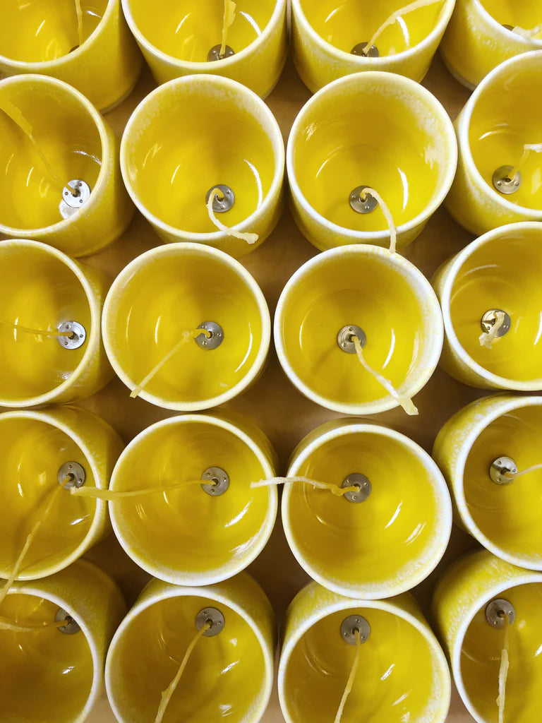 Beeswax Sip Cup Candle | apidae