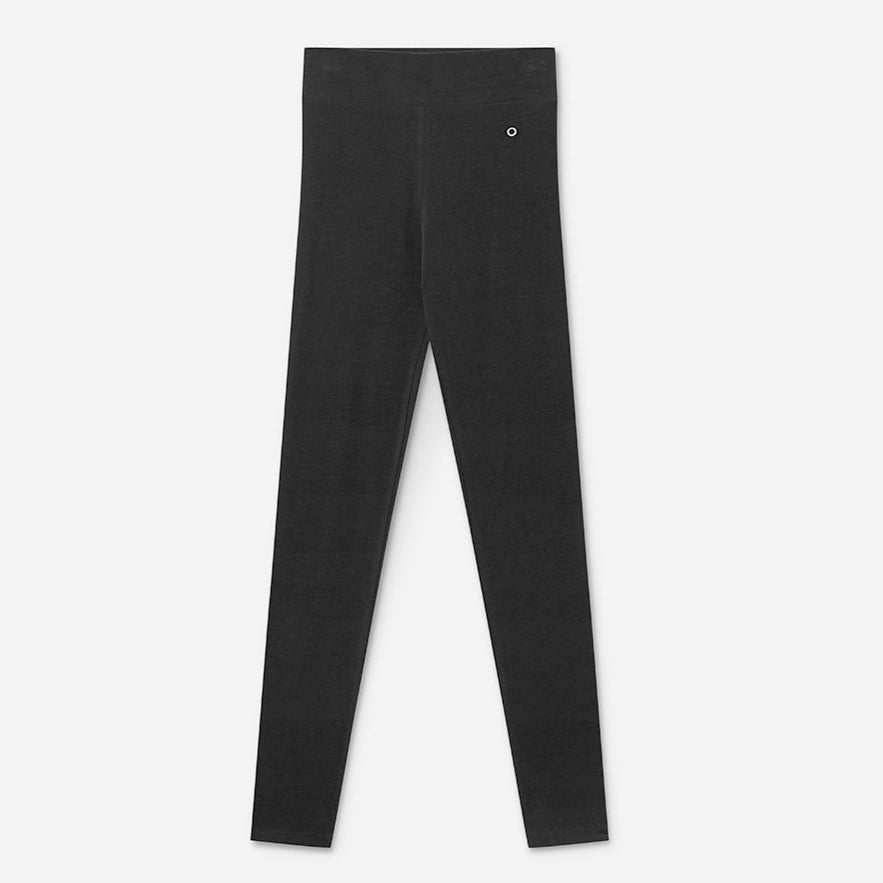 Organic cotton high waist leggings in Deep Black – Orbasics